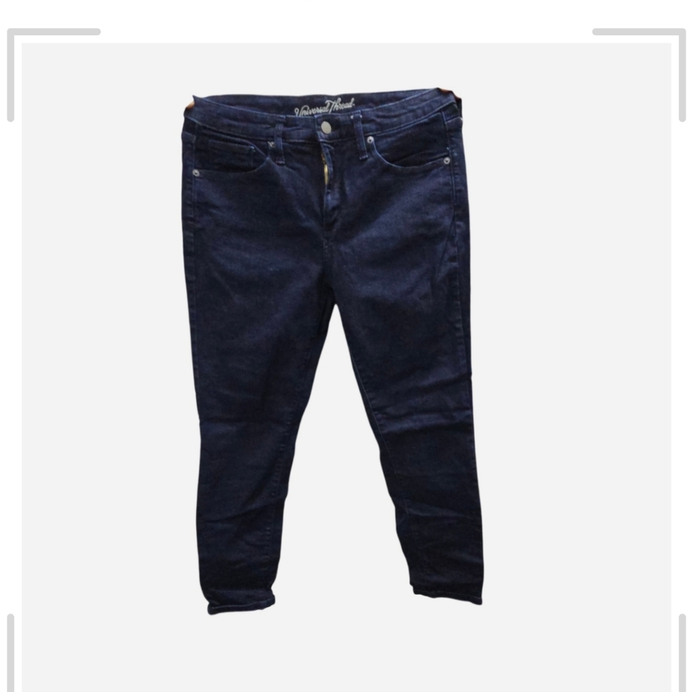 Universal Thread Target Dark Blue Denim Skinny Jeans Size 14